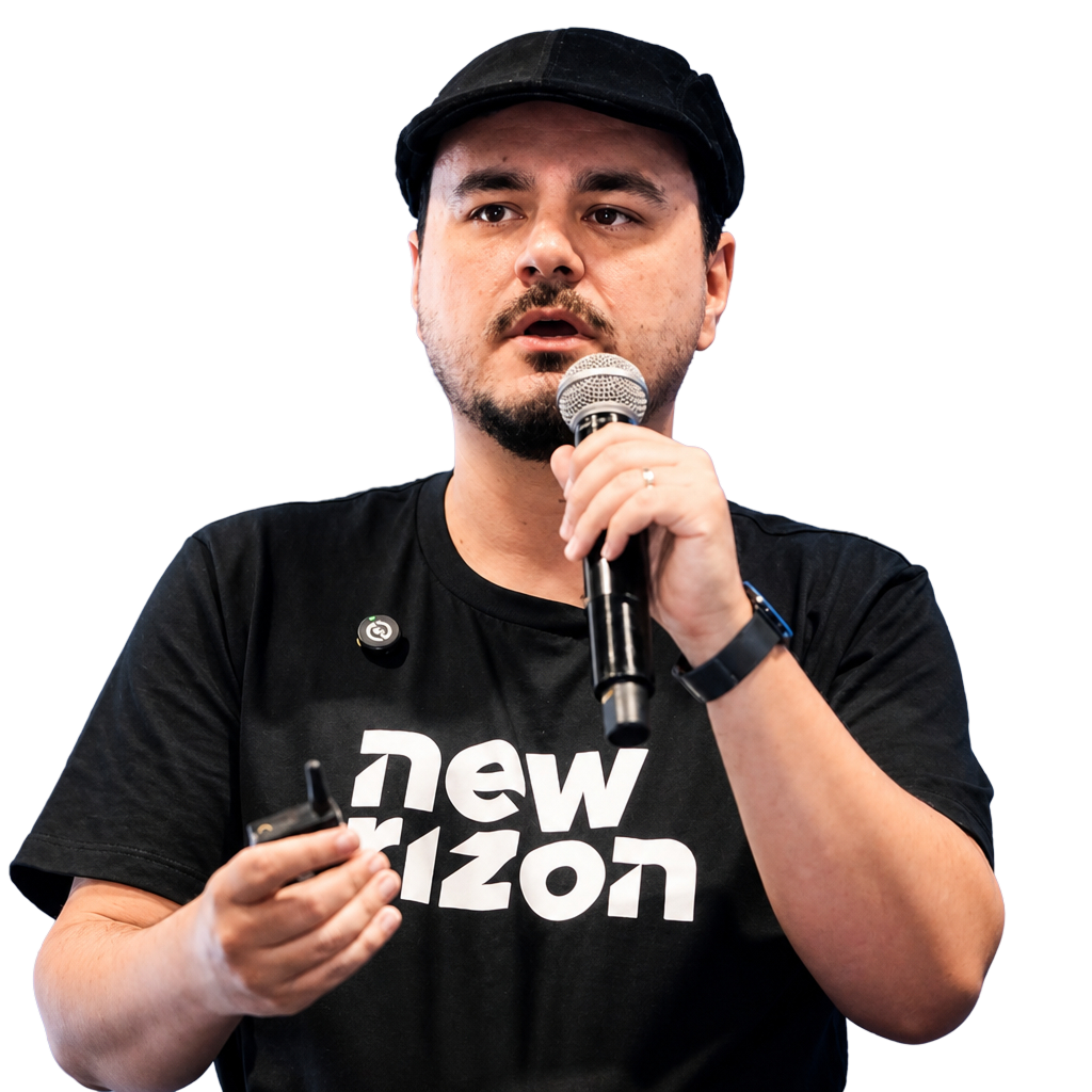 Henrique de Castro no palco